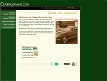 Tablet Screenshot of classicbanking.com